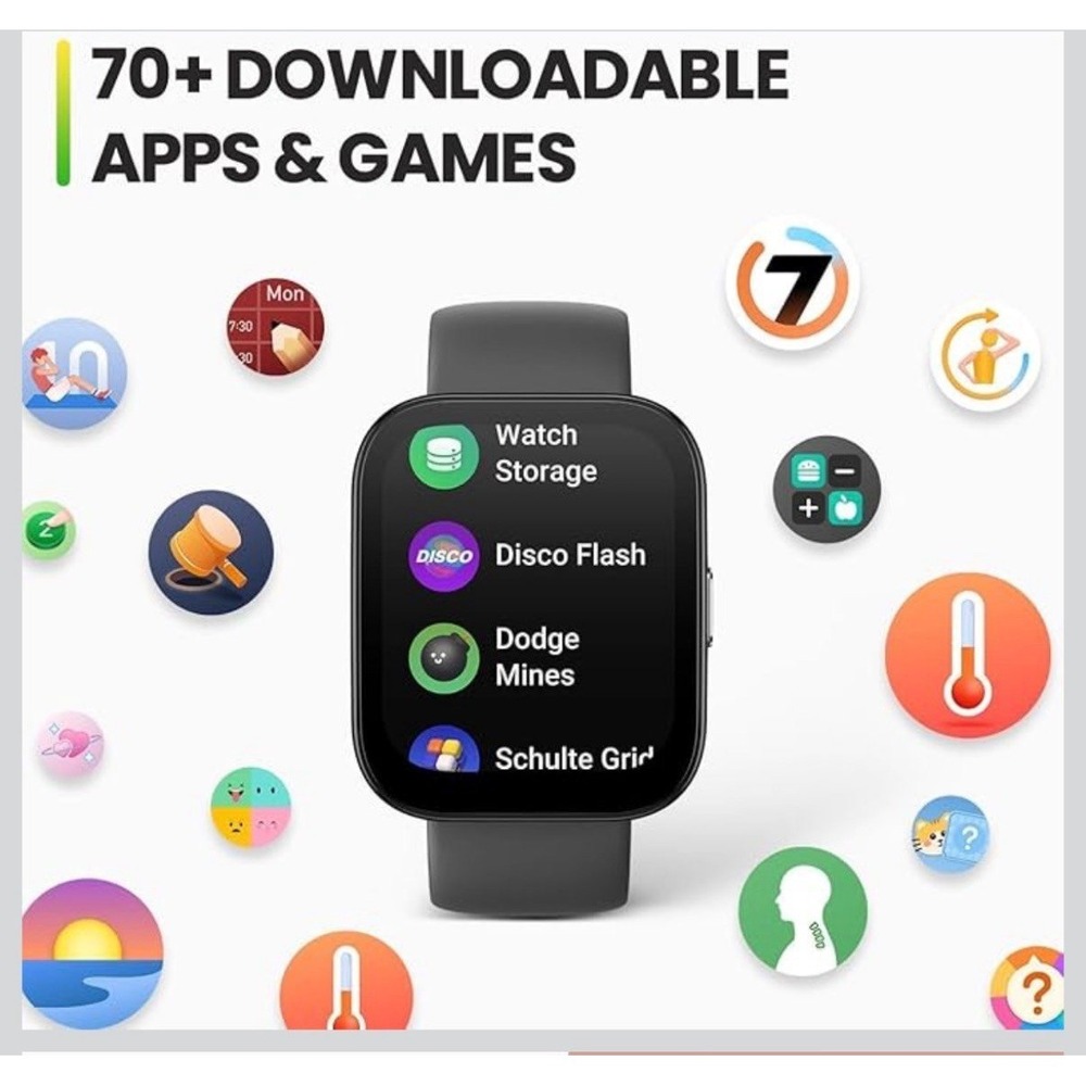New Amazfit Bip 5 Smart Watch – 46mm GPS, Bluetooth Calling & 10-Day Battery - Picture 3 of 8